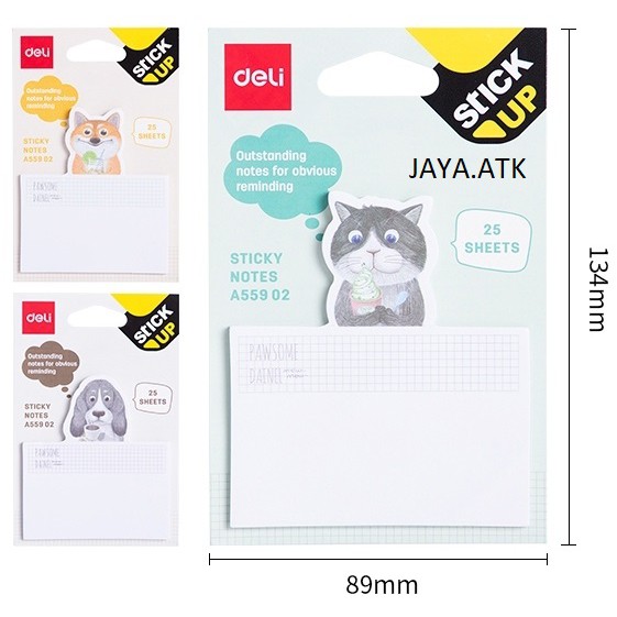 STICKY NOTES LUCU MEMO STICK NOTES LUCU MEMO TEMPEL LUCU DELI A-559