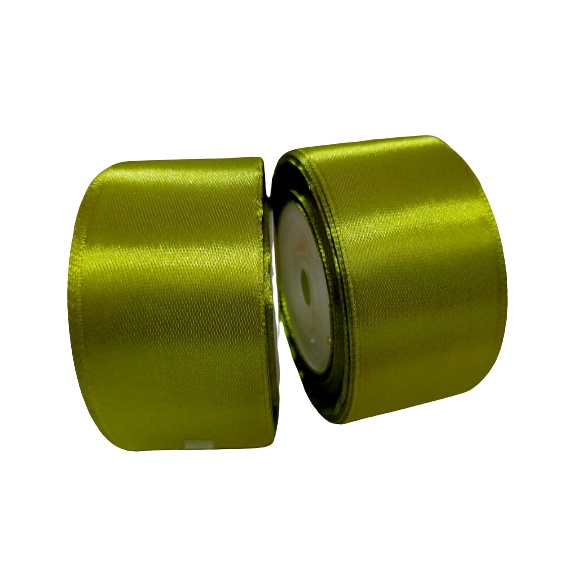 

Pita Satin Hijau Army Muda Ukuran 1.5 inch /4cm Per Roll