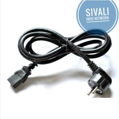 KABEL POWER CPU MONITOR 3X1.5MM SNI 1.8METER - KUALITAS BAGUS