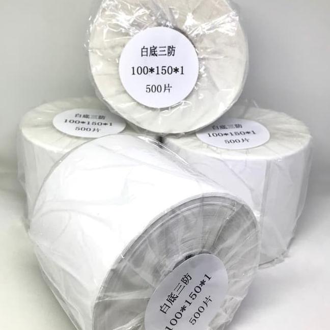 

➱ LABEL BARE 100 X 150 mm KERTAS STICKER THERMAL 10x15cm / 4x6 inch - BULAT ➶