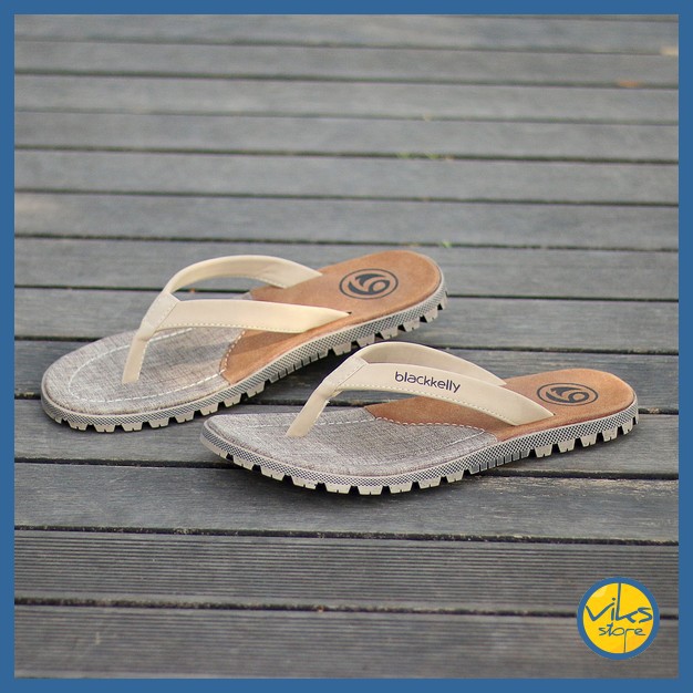 Sendal Flip Flop Sandal Santai Sendal Jepit Pria Cowok Cewek Perempuan Pantai Distro Blackkelly Original Lokal Nyaman