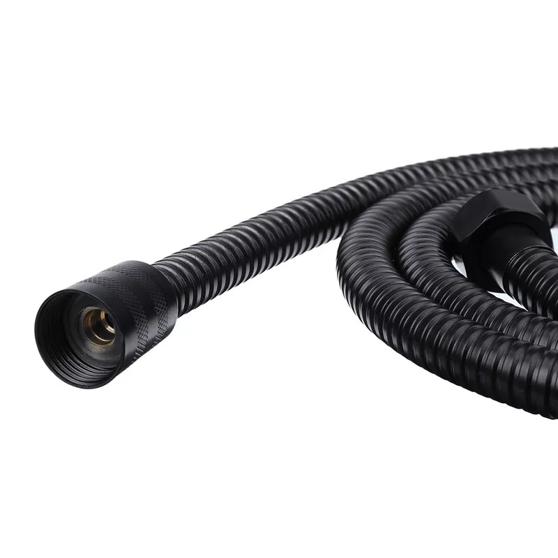 SELANG SHOWER JET BIDET FLEKSIBEL UNIVERSAL HOSE 120 CM BLACK