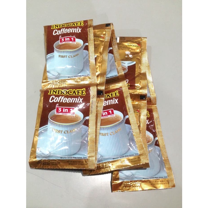 

Krimer- Indocafe Coffemix 3 In 1 Kopi Krimer Gula Renceng Isi 10 Sashet 20G -Krimer.