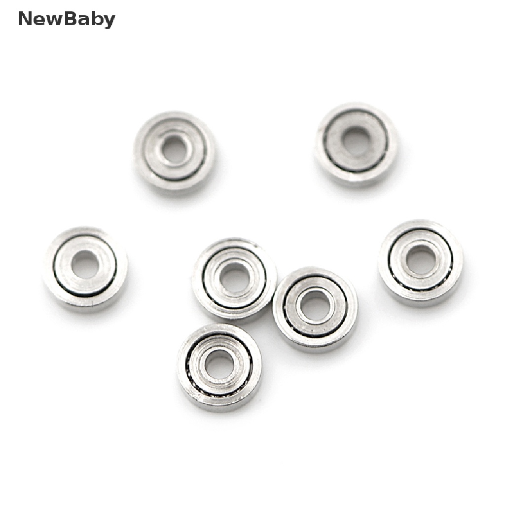 Newbaby 10pcs 681ZZ Miniatur Bola Bearing Metal Mini 1x3 X 1mm