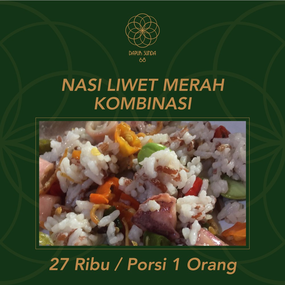 

Nasi Liwet Merah (Kombinasi) - Porsi 1 orang