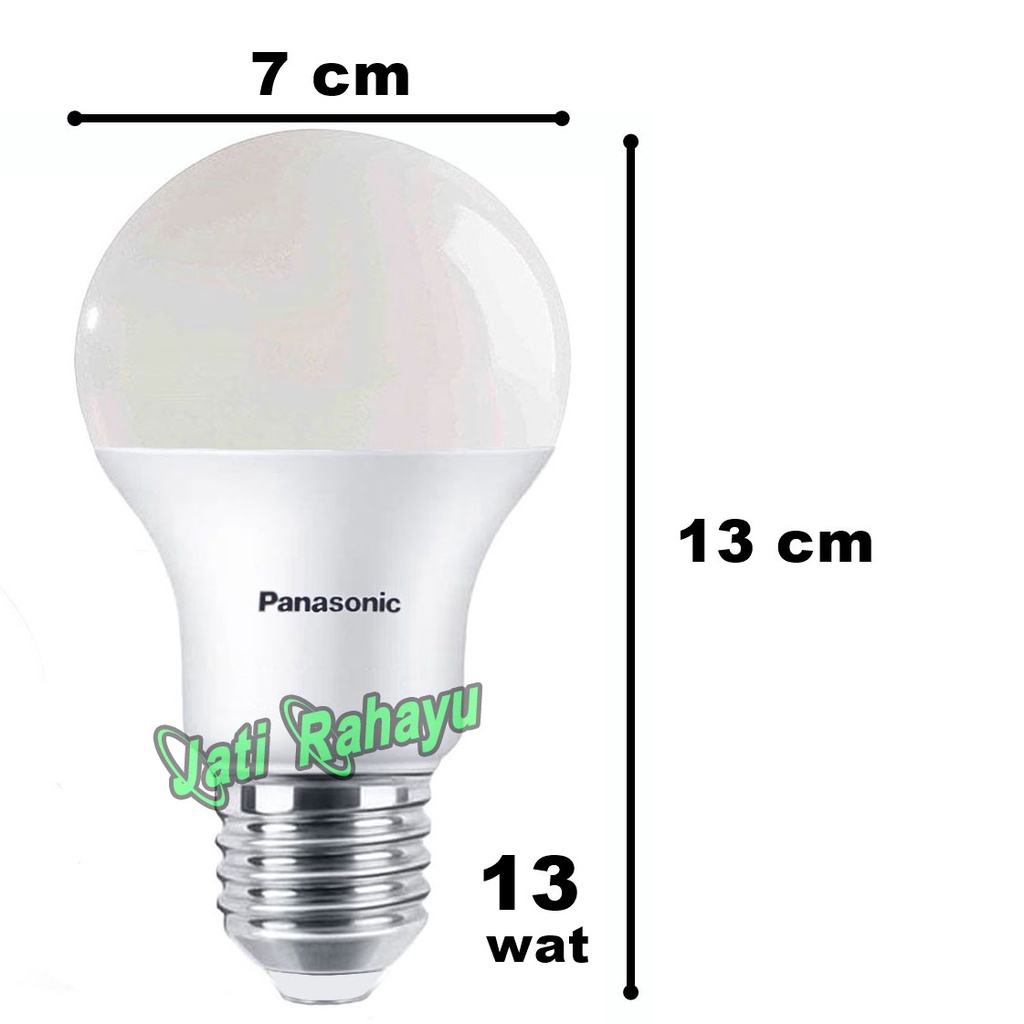 (PAKET 4 PCS) PANASONIC LAMPU LED BULB 3W 5W 7W 9W 11W 13W PUTIH