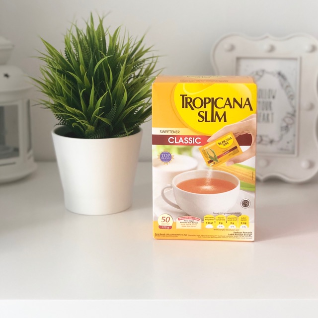 Tropicana Slim Sweetener Classic / Gula isi 50 125g