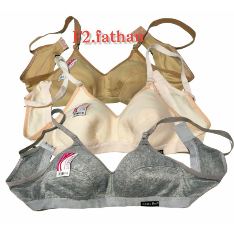 BH Sport Bra Wanita  /BH Remaja Tanpa Kawat Busa Tipis Cup Kecil WONDERLY Dan Disty