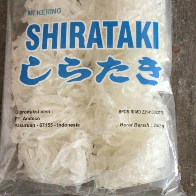 

Promo Awal tahun Dry Shirataki - Mie Kering Shirataki ( isi 10 pcs) 250 g Promo Awal tahun