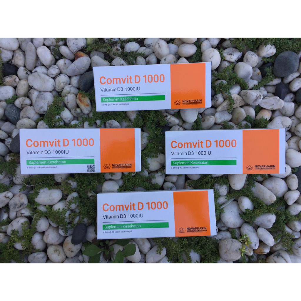Comvit D 1000IU - Vitamin D3 1000IU - Novapharin