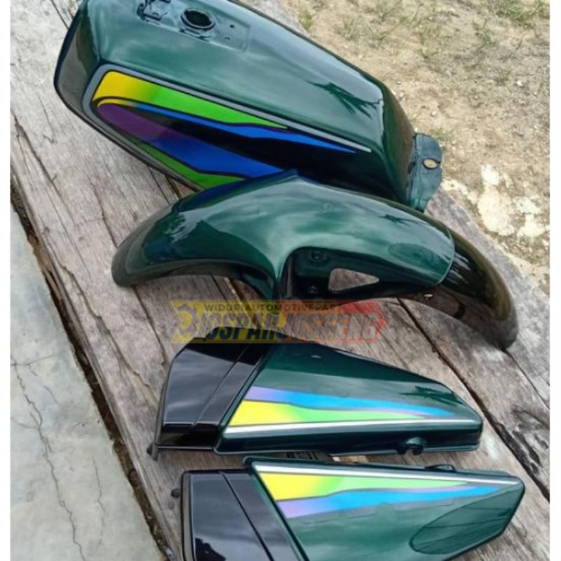 FULLSET BODY RX KING HIJAU BOTOL 1999-2000 BODYSET RX KING HIJAU BOTOL 1999-2000 TANGKI RX KONG HIJA