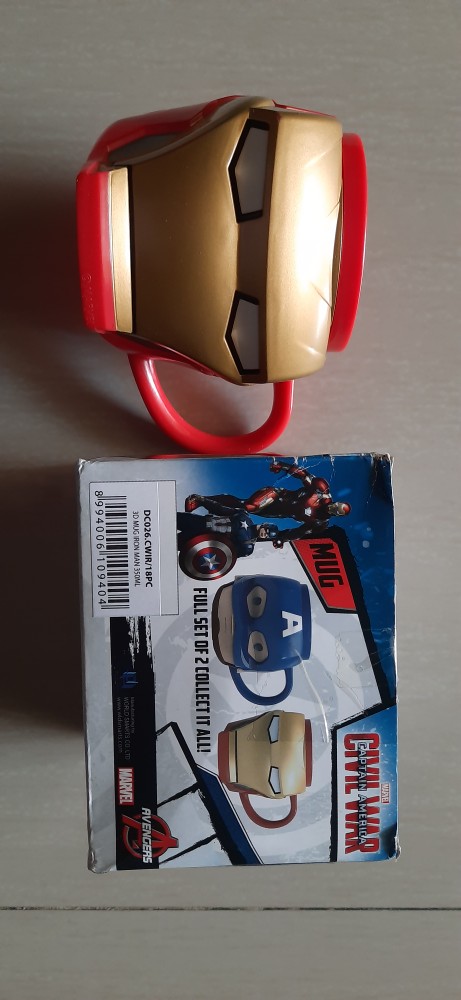 Mug Iron Man 3d Gelas Iron Man Marvel Topeng Ironman Muka Ironman Original Marvel Murah
