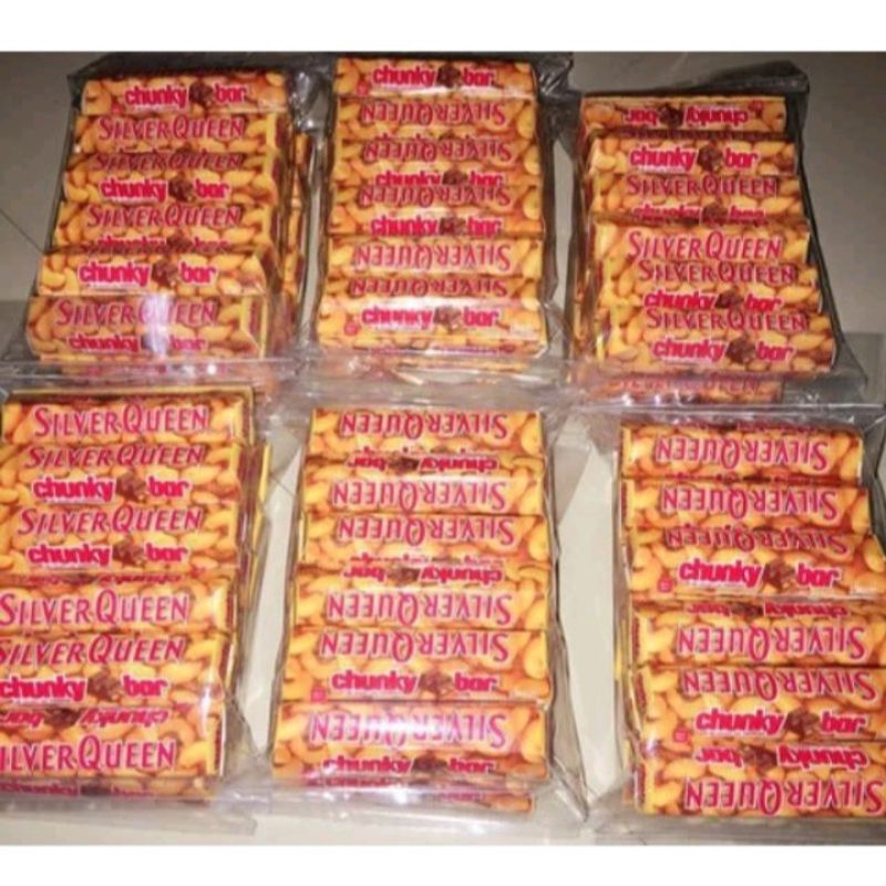 

⭐⭐⭐⭐⭐Coklat Silverqueen Chunky Bar 33g Isi 12 pcs MURAH