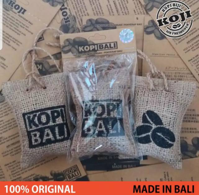 Pengharum Ruangan Kopi Bali Gantung / Penyerap Bau