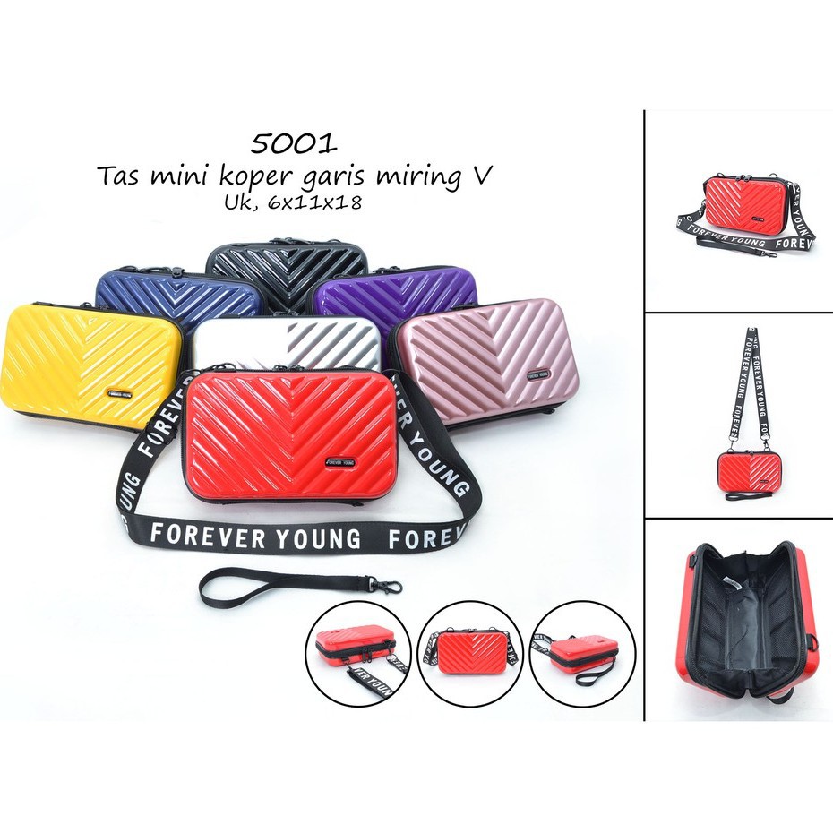 Tas Mini Koper Garis Kode 5001