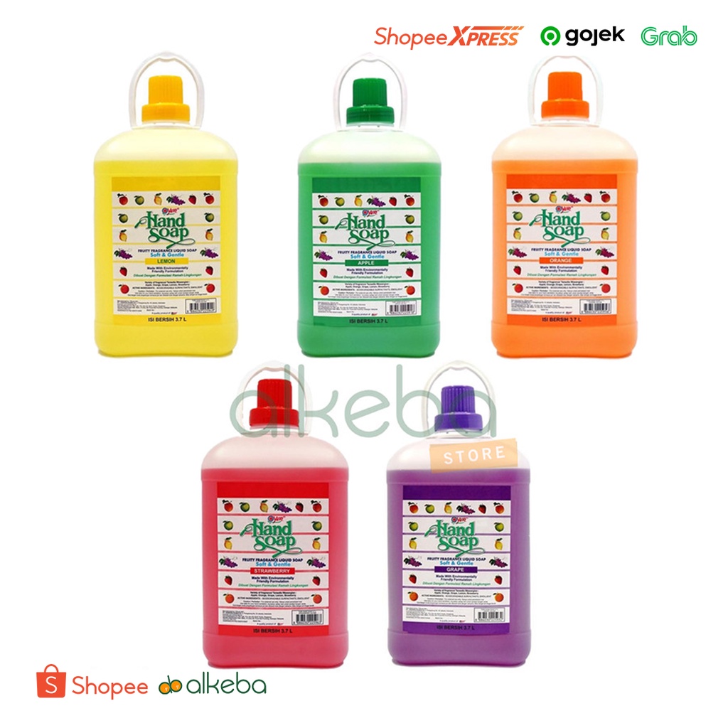 Handsoap Yuri 3.7 liter hand soap sabun cuci tangan galon