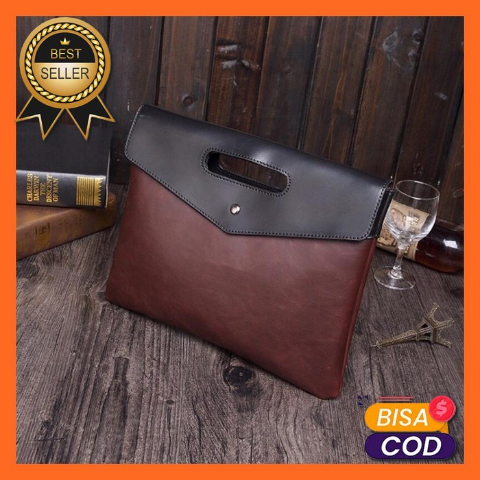 [Bayar Di Tempat] Hand Bag Clutch Pria Wanita Bally Kulit Premium Impor Tas Tangan Pria Handbag Tas 
