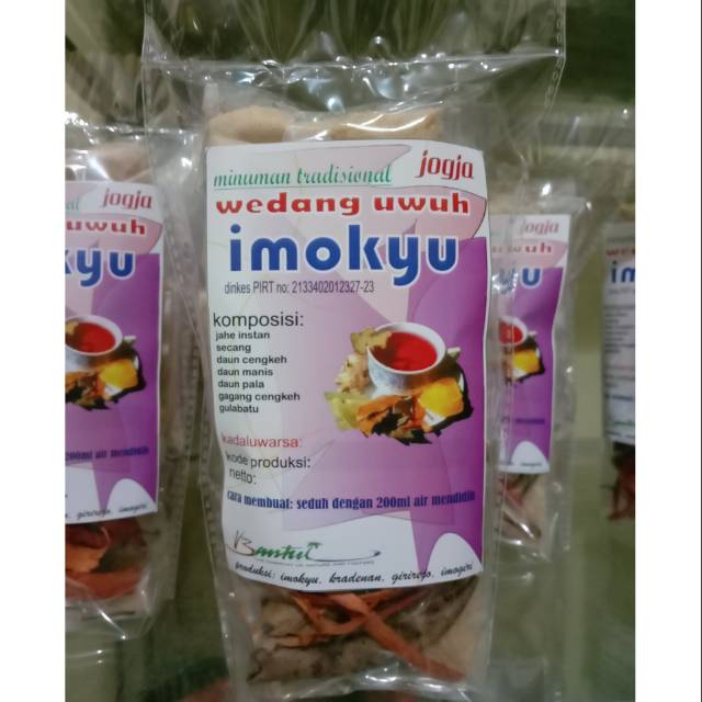 

Wedang uwuh jahe serbuk "imokyu