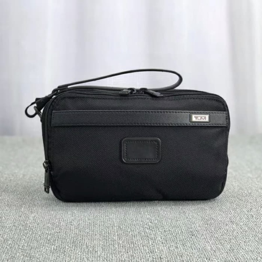 [REAL PICTURE] Handbag Clutch Tumie Mirror 1:1 Grade Ori Premium Quality | Tas Tangan Pria