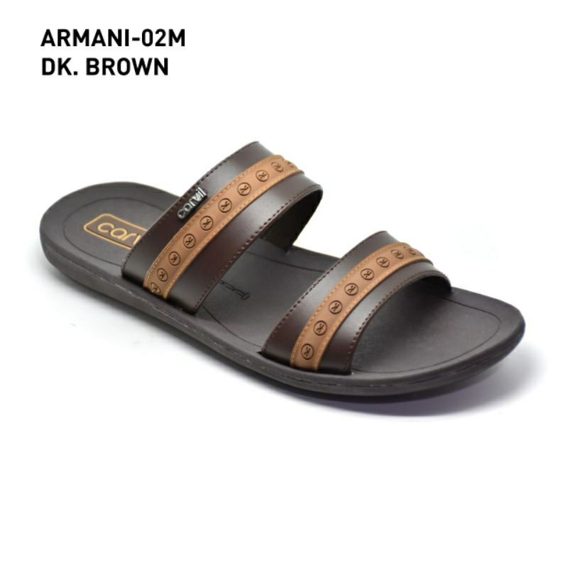 TERBARU SANDAL CASUAL PRIA CARVIL ARMANI-02  ORIGINAL TERLARIS TOP EDISI