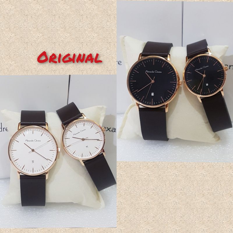 Alexandre Christie 8420 Jam Tangan Alexandre Christie Couple Original