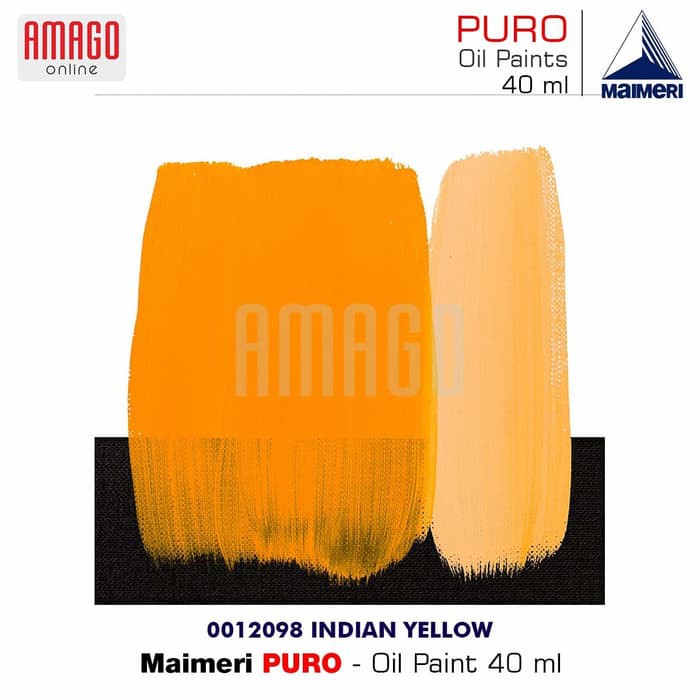 MAIMERI PURO - OIL PAINT - INDIAN YELLOW - 40ML - M0012098