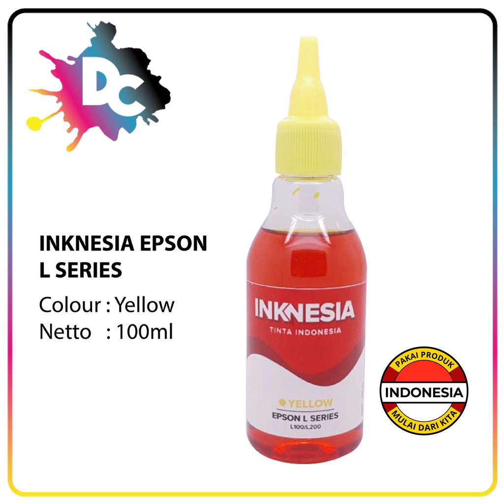 Tinta Refill Dye Inknesia L Series 100ml L120 L310 L300 L210 L350 L220 L360 L365 L1300