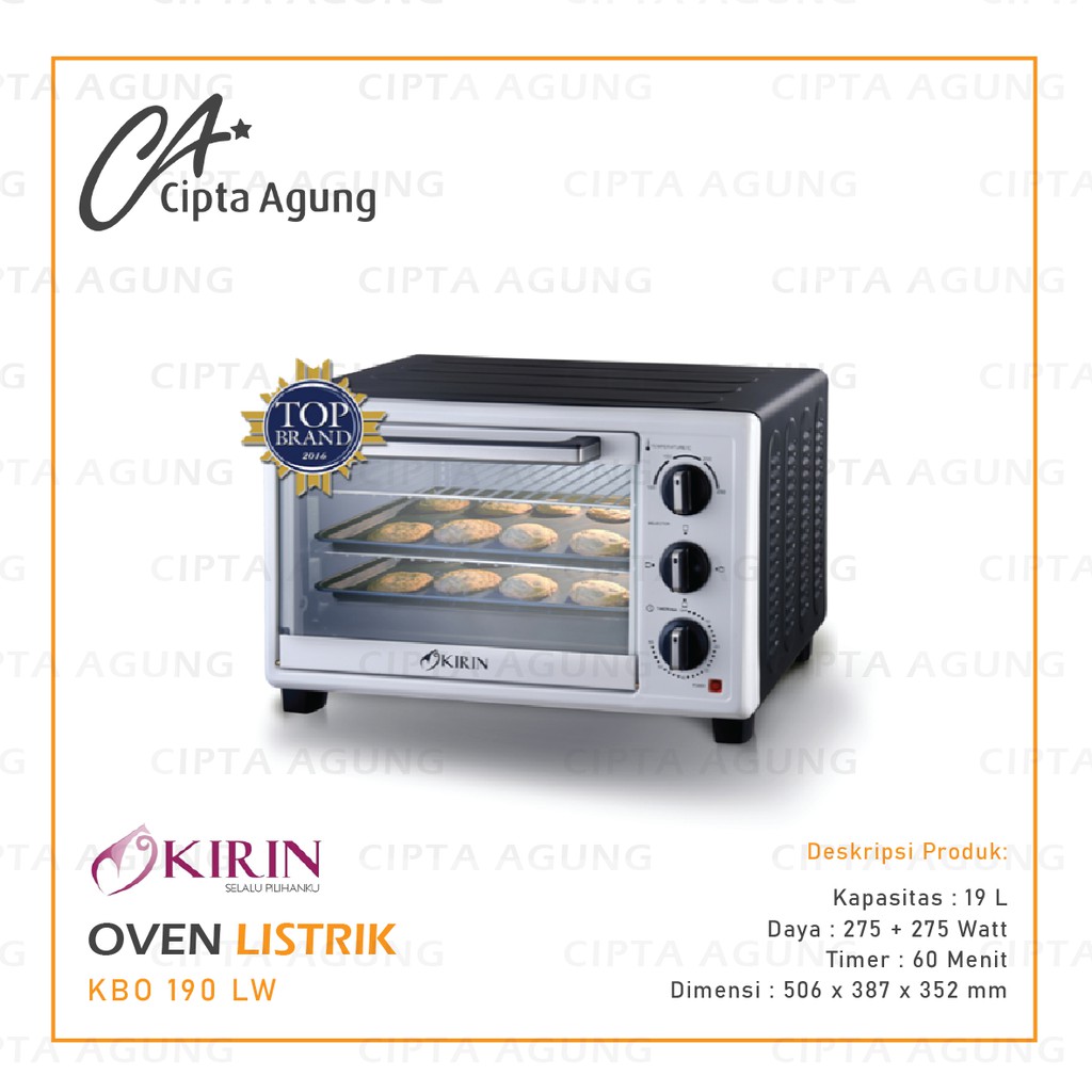 Jual Oven Listrik L Kirin Kbo Lw Kbo Lw Kbo Lw Low Watt Shopee Indonesia