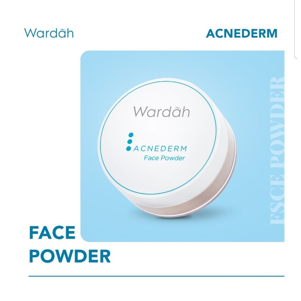 WARDAH Acnederm Face Powder - bedak wardah - ORI BPOM