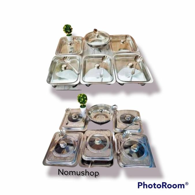 prasmanan set stainless wadah saji prasmanan hajatan food warmer