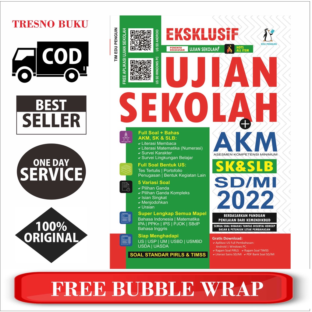 EKSKLUSIF UJIAN SEKOLAH + AKM SD/MI 2022