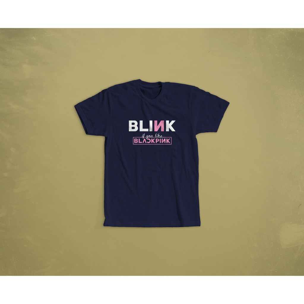 KAOS BAJU TSHIRT COMBED 30S BLACKPINK KODE G1