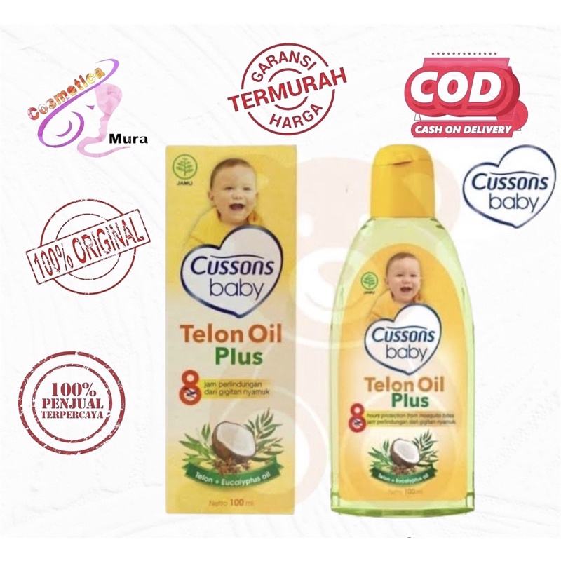 [ 60 ml ] cussons baby minyak telon oil plus -- minyak telon plus cussons baby 60 ml