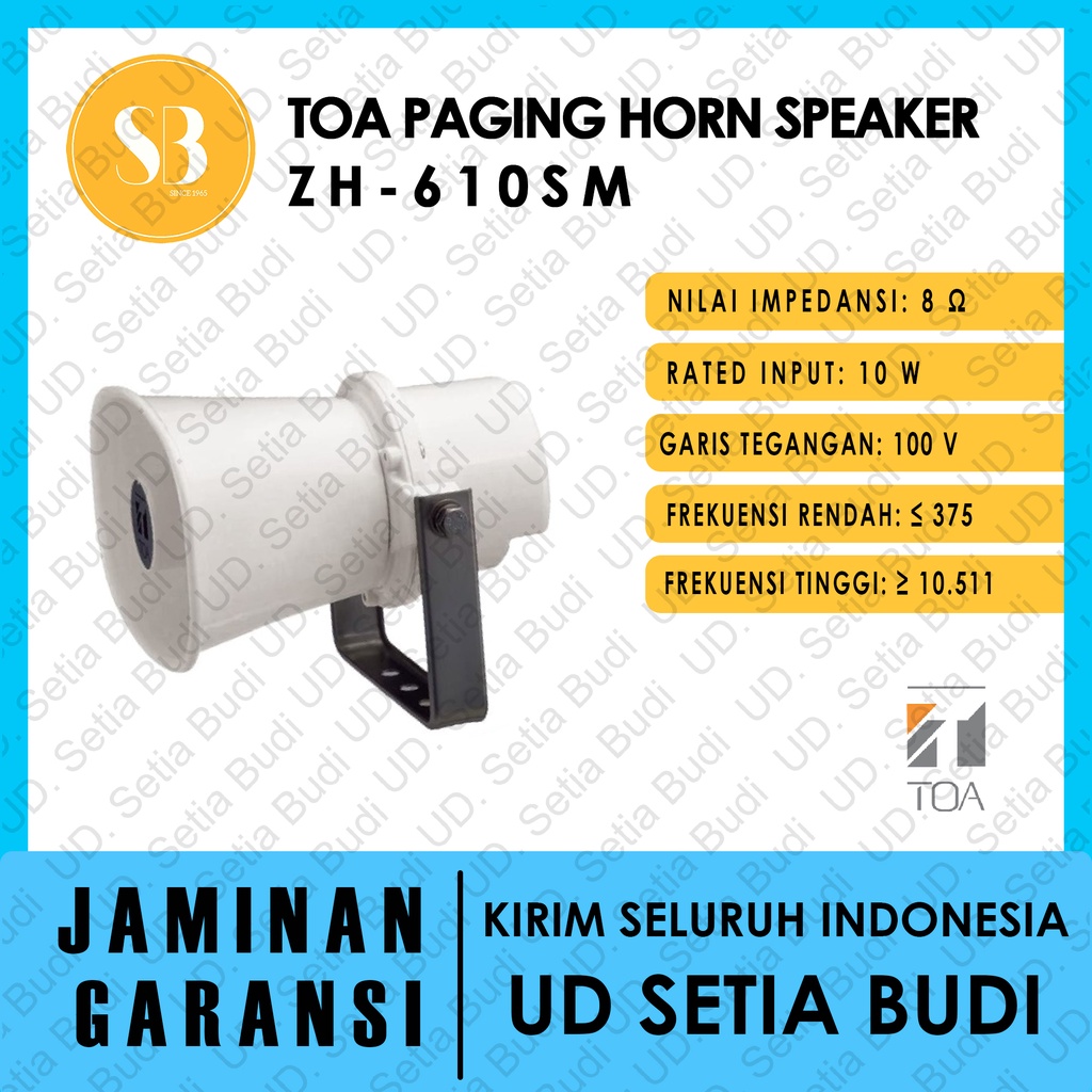 TOA Paging Horn Speaker ZH-610SM / ZH-610 SM