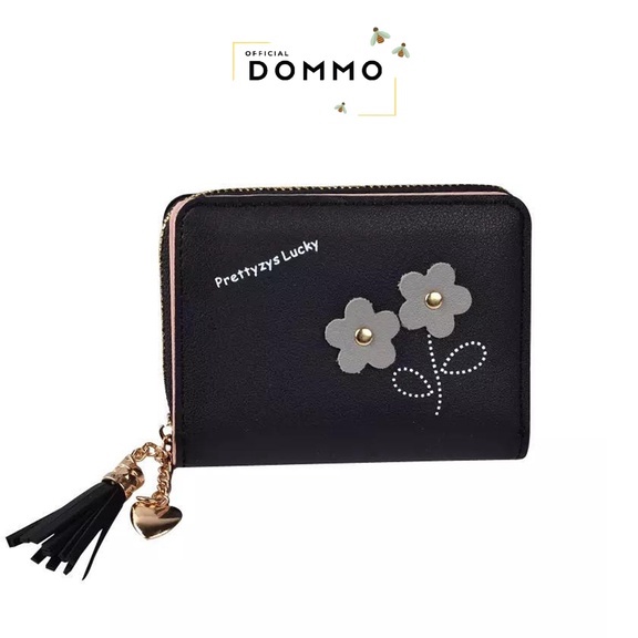 [LOKAL] DOMMO - D1354 APRIL - Dompet Lipat Wanita MORYMONY
