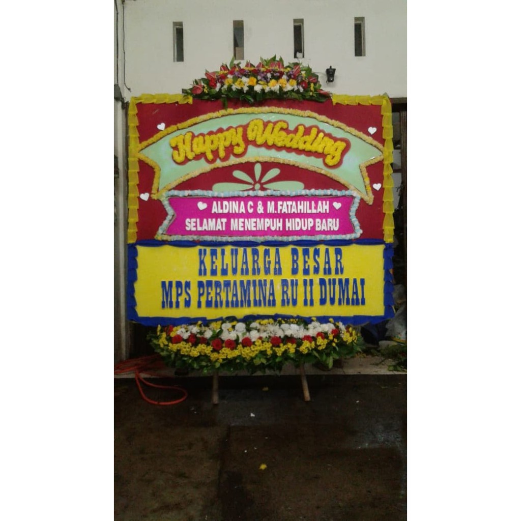 Karangan Bunga / Bunga Papan/ Karangan Bunga Papan / Papan Ucapan Bunga/ Papan Karangan Bunga 2 x 2