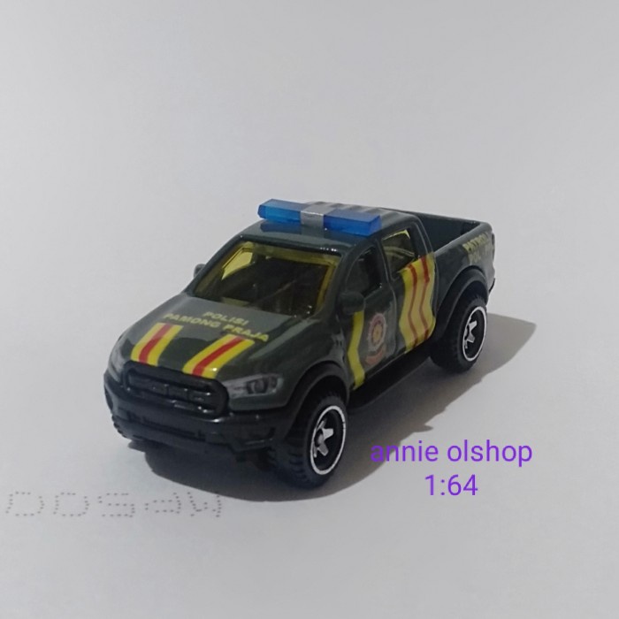diecast miniatur mobil polisi pamong praja pol pp ford Ranger raptor p