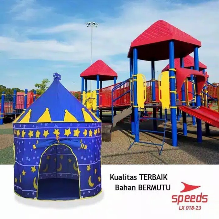 Tenda Mainan Anak Model CASTLE CASTIL Tenda Kastil Mandi Bola Portable