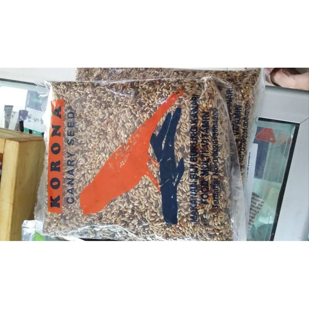 Dijual Korona Makanan Burung Kenari Biji2an Alami Berkualitas