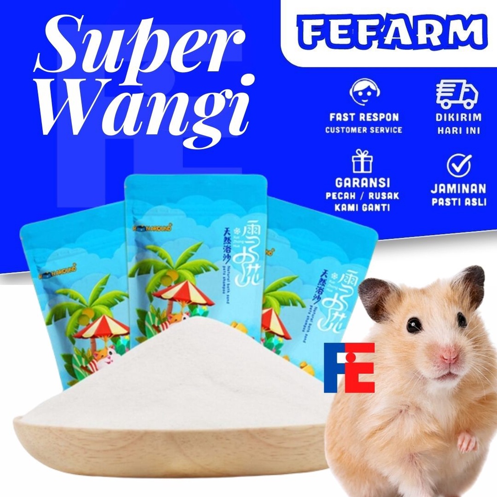 Pasir Wangi 600gr Hamster / Pasir Wangi Hamster / Pasir Hamster / Pasir Mandi Hamster