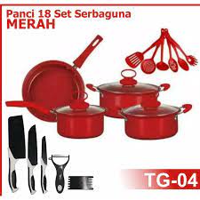 PROMO PRODUK Panci 13 Dan 18 Set Cookware Panci Multifungsi TERMURAH Anti Lengket Pegangan Anti Panas GRATIS Tutup Kaca TERMURAH bisa cod