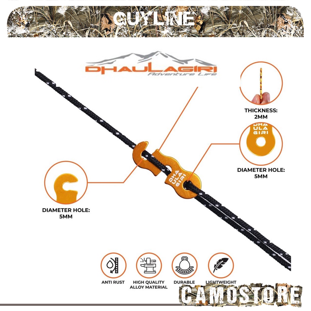 Guyline Stopper Tali Tenda Dhaulagiri