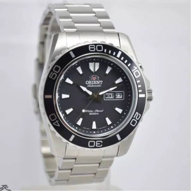 Jam Tangan Pria Orient FEM75001BR Automatice Rantai Silver Original