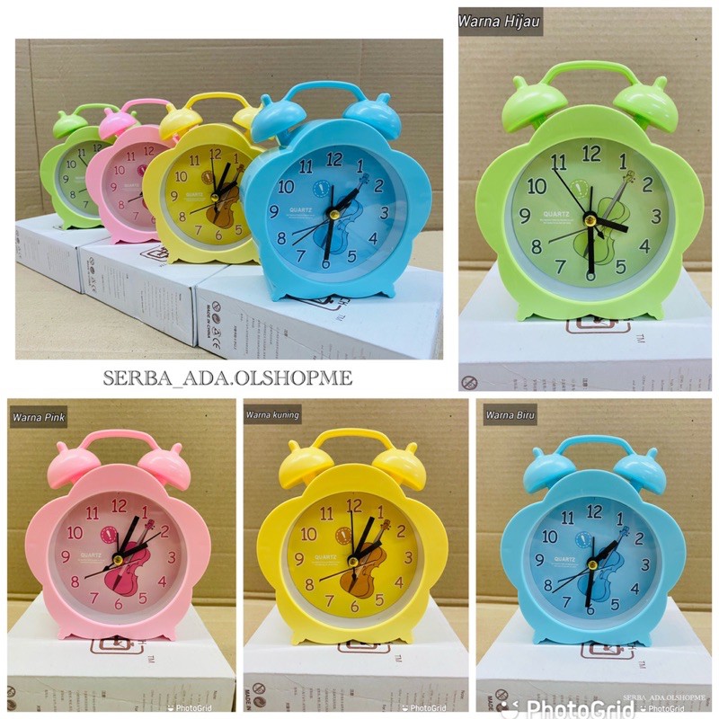 JAM BEKER IMPORT//JAM BEKER KARAKTER//JAM BEKER KARTUN//JAM BEKER ALARM//TINGGI : 13,5CM//