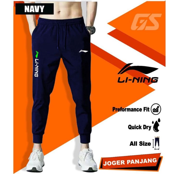 Celana badminton panjang celana olahraga outdoor jenis jogerpants