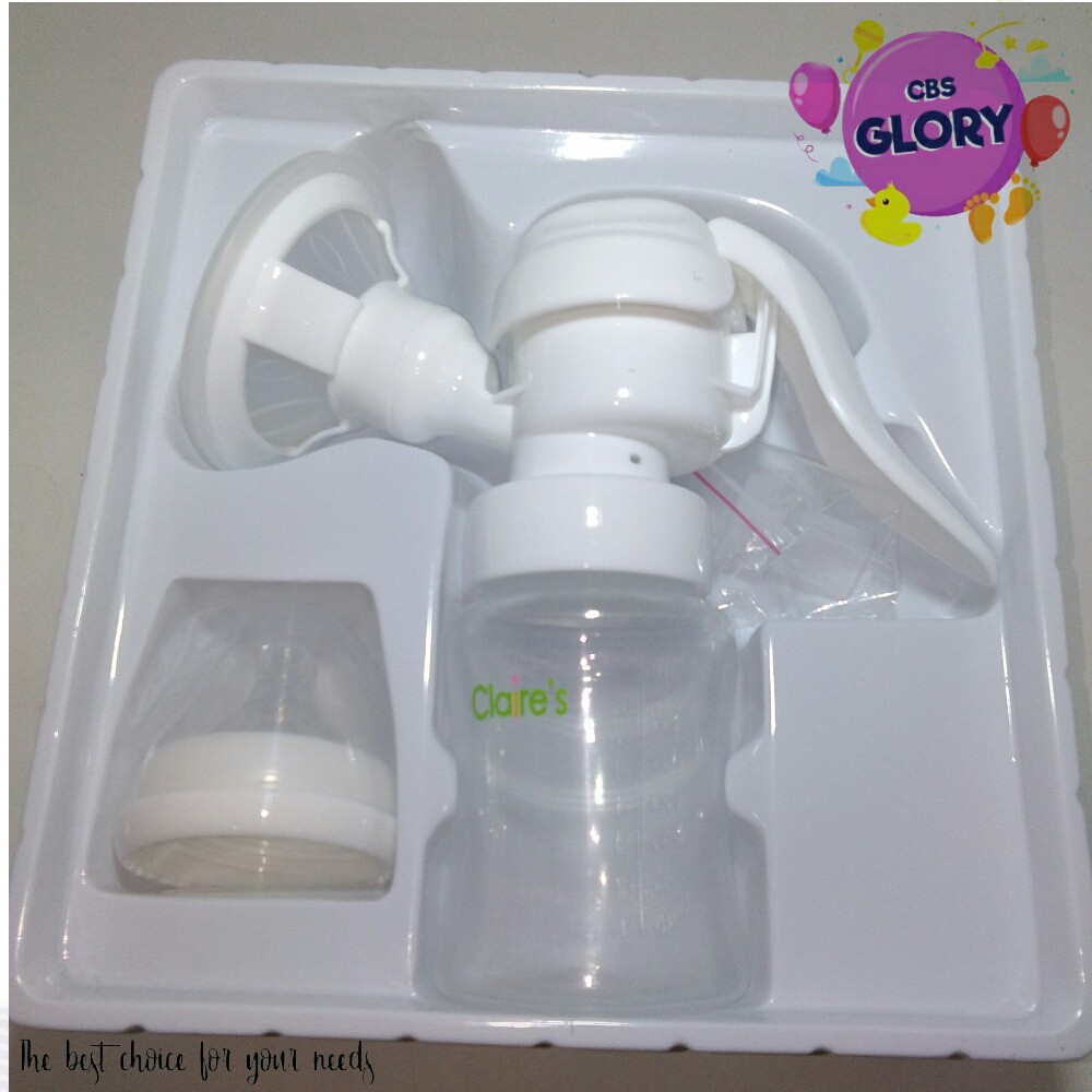 Pompa Asi Manual Breast Pump Claire's Penyedot Asi BPA Free Penampung Asi Elektrik