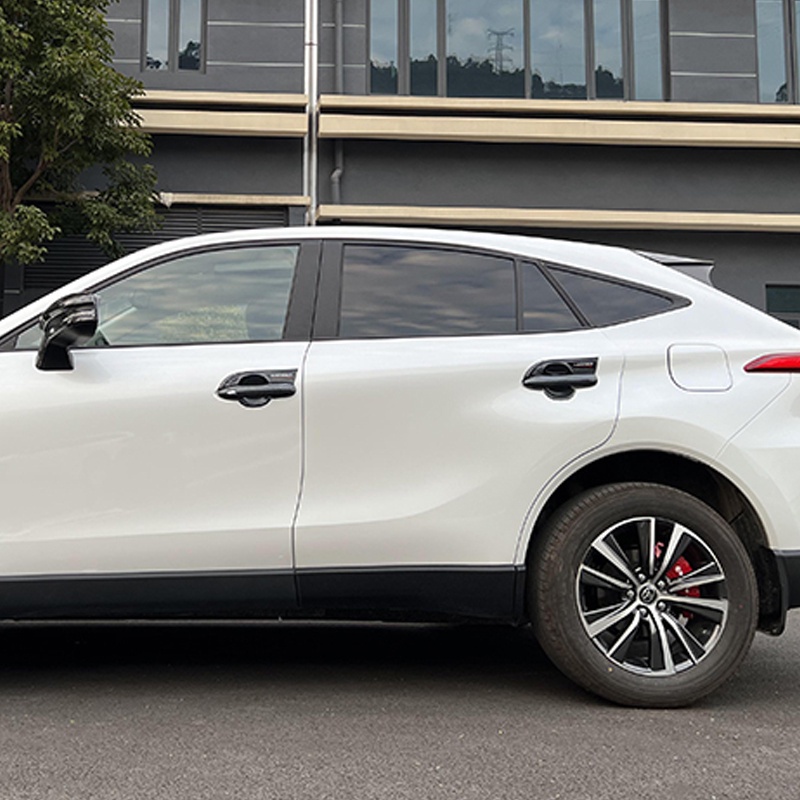 Stiker Pelindung Handle Pintu Mobil Motif Serat Karbon Untuk Toyota Harrier XU80 2021 2022