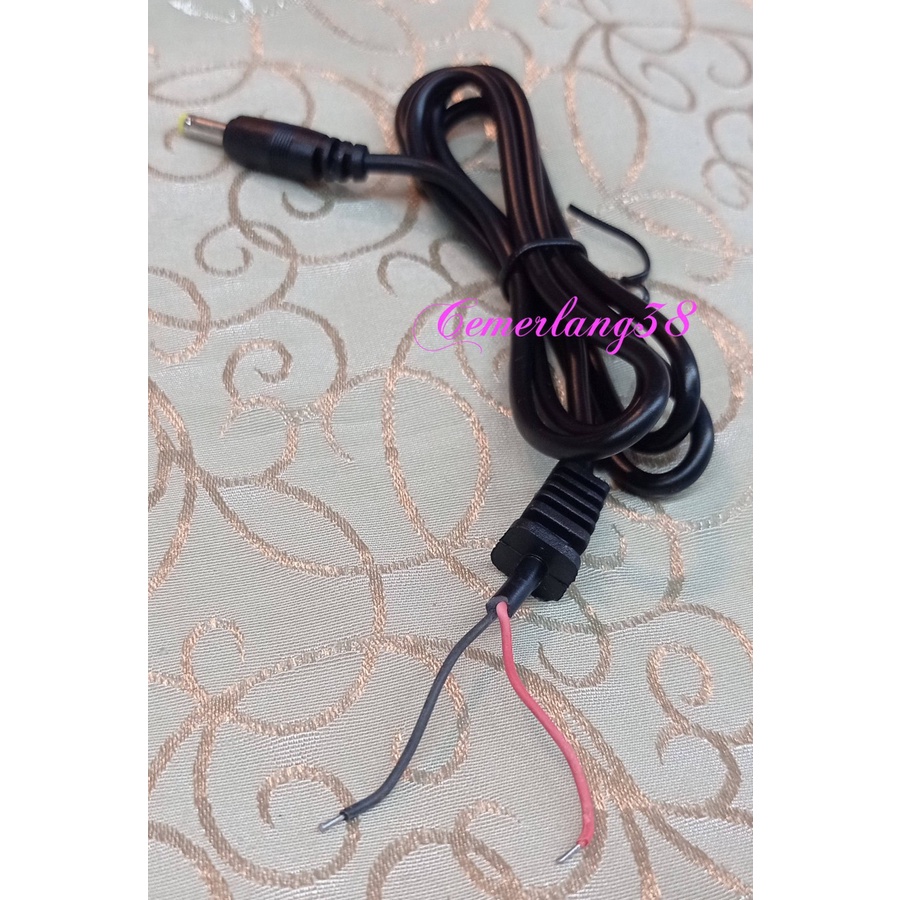 Kabel Jack DC Male 4.0mm x 1.7mm kabel buntung jack adaptor DC cowok