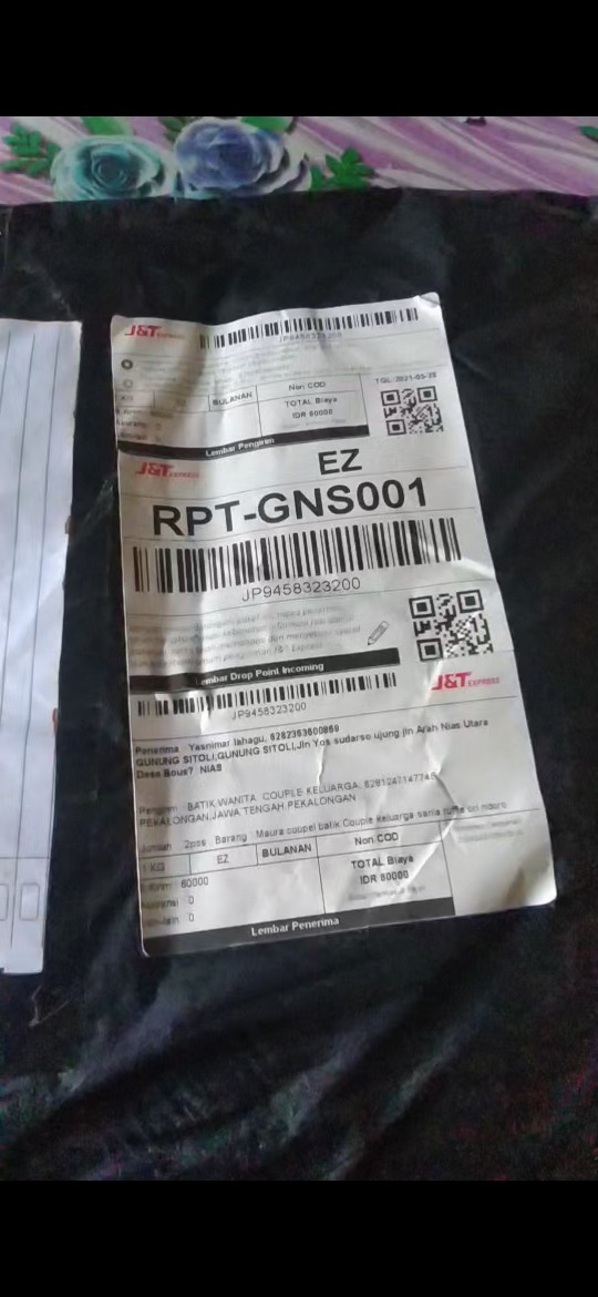 Maura Coupel Batik Couple Keluarga Sania Ruffle Ori Ndoro Jowi Dnt Motif Manuk Tarung Putih