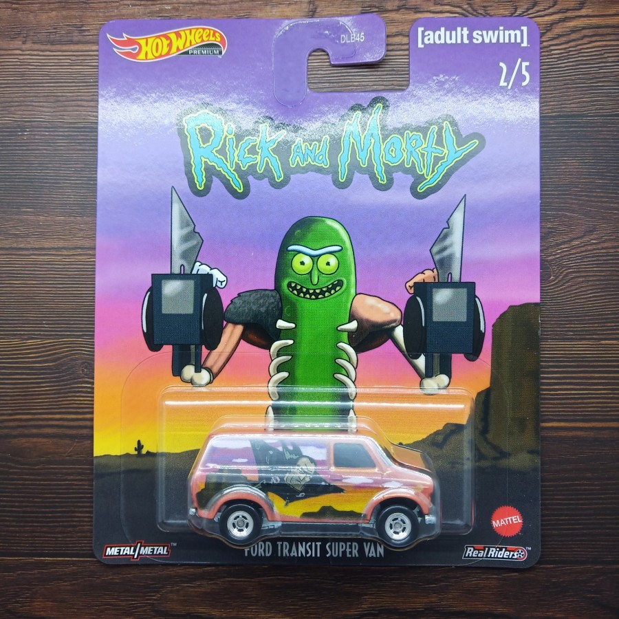 HOT WHEELS FORD TRANSIT SUPER VAN RICK AND MORTY
